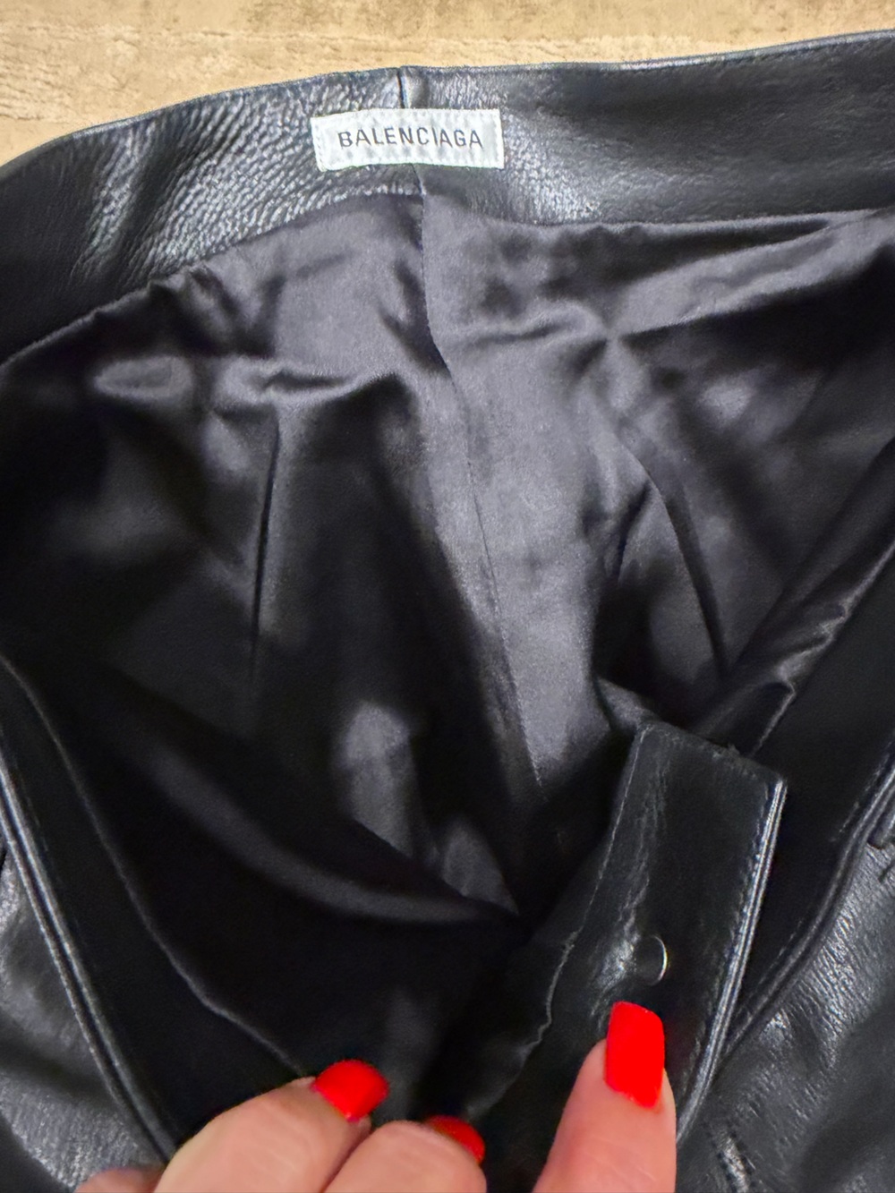Balenciaga Leather pants - Picture 4 of 6